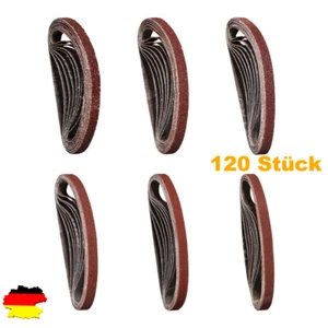 120 Schleifbänder 10 x 330 mm 60-130 Schleifband Schleifpapier Powerfeile DE - Bild 1 von 7