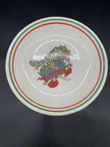 Tre Ci Himark Italia 8.25" SPAGHETTI Pasta Bowl Set of 5 Made In Italy Vintage - Picture 1 of 10