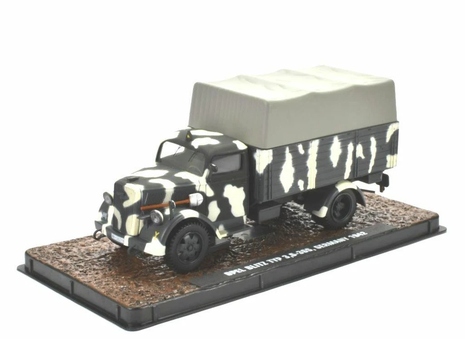 Atlas Editions 1:43 German Opel Blitz 3-Ton Truck - 7.Panzer, ATL7123119 - Image 1 of 1