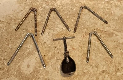 Nutcracker Crab Leg Seafood Shellfish Nut Cracker Lot Set of 6 Vintage Androck - Image 1 of 3