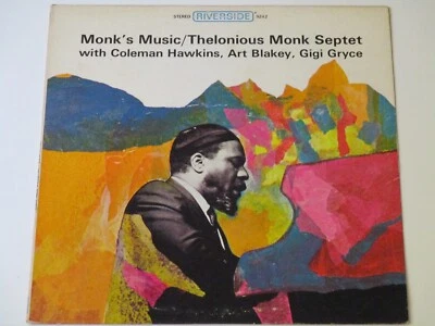 THELONIOUS MONK SEPTET - MONK'S MUSIC, RLP 12-242 RIVERSIDE, REISSUE STEREO 1966 - Image 1 of 4