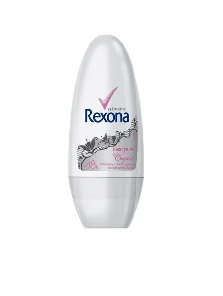 Antitranspirante puro transparente cristalino para mujer Rexona 48 horas sin alcohol Roll-on 50 ml Foto 1 de 1