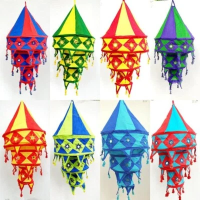 20 Pcs of Hanging Lamps Handmade Collapsible Lamps Lights Home Lantern Gifts - Image 1 of 4