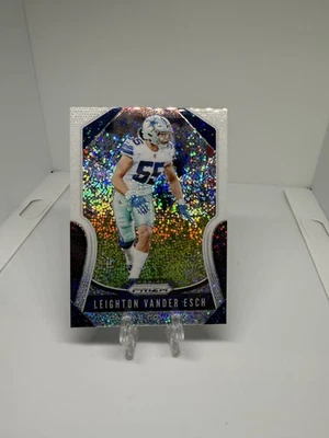 2019 Panini Prizm - Leighton Vander Esch #41 White Sparkle Prizm - Image 1 of 2