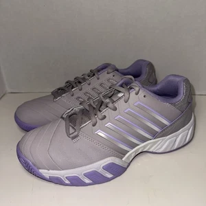 K-Swiss BIGSHOT LIGHT 4 Women's NEW Tennis Shoes Gray US S 8.5 MEDIUM 96989-021 - Picture 1 of 6