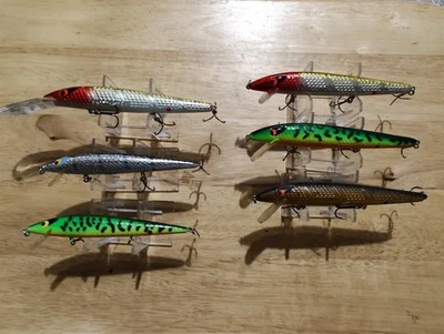 #601 Lote de 6 Surtidos Smithwick Super Rogue, Rogue, Deep Rogue Jerkbait Muy Bonito Foto 1 de 4