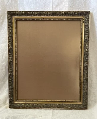 Marco de fotos de colección barroco rococó dorado estilo antiguo se adapta a 16x20 Foto 1 de 4