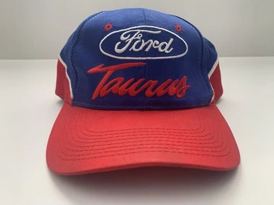 Vintage Ford Racing Taurus Hat Men's Embroidered NASCAR Snapback 90s - Image 1 of 4