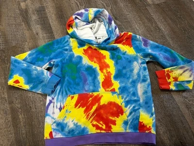 Nike Big Kids Tie Dye Pullover Hoodie Youth Boys Size XL Colorful - Image 1 of 4