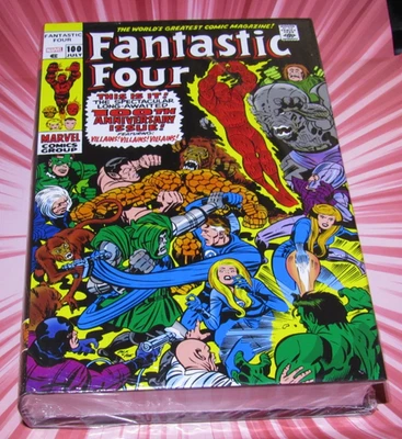 Fantastic Four Vol. 4 Marvel Omnibus Jack Kirby DM Variante NUEVO SELLADO FUERA DE USO RARO Foto 1 de 4