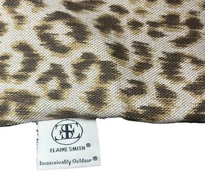 Elaine Smith 2 PC Set Cheetah Leopard Print Lumbar Pillow Covers Only 12 X 20 - Image 1 of 4