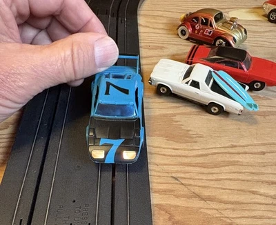 Lanzallamas Aurora AFX Dodge Charger Daytona #7 HO Slot Car Foto 1 de 4