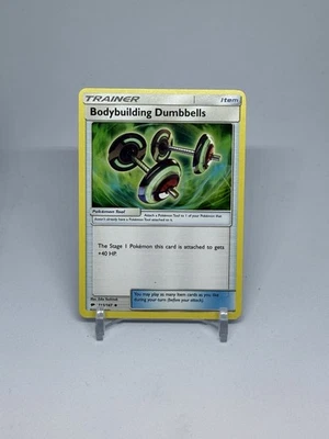 113/147 Bodybuilding Dumbbells Burning Shadows Pokemon TCG - Image 1 of 3