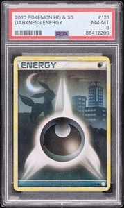 Pokemon PSA 8 Darkness Energy 94/95 Heartgold & SoulSilver Call of Legends Holo - Picture 1 of 2