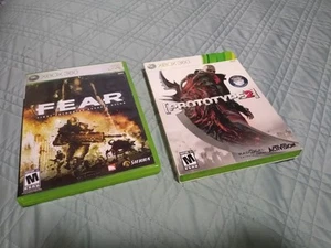 FEAR Xbox 360 Game + Prototype 2 Xbox 360 Game Bundle Tested gwc Working - Picture 1 of 17