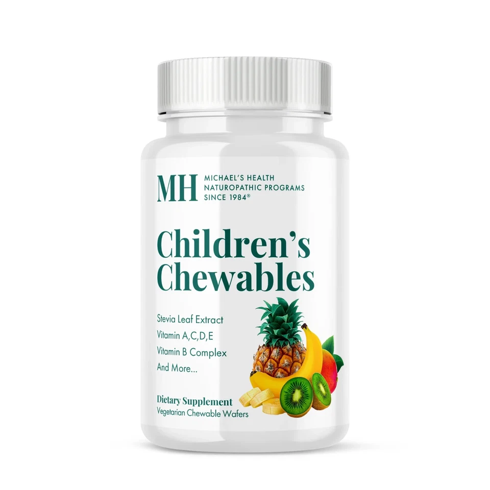 MICHAELS Health Naturopathic Programs Children’s Multi Vitamin Mastica 60 unidades Foto 1 de 2