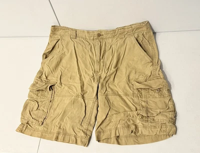 Pantalones cortos cargo vintage No Boundaries para hombre talla 40 sarga caqui tostada Foto 1 de 4