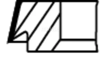 Kit de anillos del pistón 016 02 N2 MAHLE para FORD TOURNEO CONNECT FOCUS II - Imagen 1 de 4