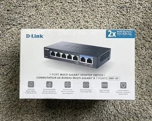 D-Link 7-Port 2.5GB Unmanaged Gaming Switch with 2 x 2.5G, 5 x 10/100/1000 Mbps - Picture 1 of 6