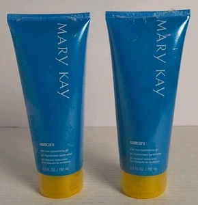 MARY KAY 2er Set Sonnenpflege After-Sun Auffüllende Gele 6,5 fl. oz. NEU Versiegelt - Bild 1 von 4
