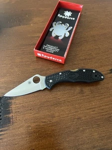 Spyderco Delica 4 FRN Super Gold2/SUS410 Exclusive (with Massdrop) - Picture 1 of 13