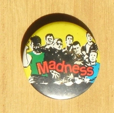 Madness Embarrassment 1" Pin Badge Absolutely Embarrassment Suggs Ska 2 Tone - Image 1 of 2