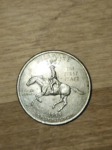 RARE 1787 1999 “D” Delaware *FIRST STATE QUARTER DOLLAR* Coin W/ Caesar Rodney - Picture 1 of 2