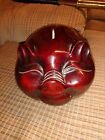 Redwood crafts fortune pig piggy bank creative rosewood carvings storage tank...