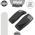 Vivid Black 5x7 inch Saddlebag Speaker Lids Audio Cover Fits 2014+ Harley