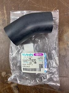 GENUINE KUBOTA PART NO. 16881-11670 INTAKE INLET PREFORMED HOSE MADE JAPAN VW - Picture 1 of 6