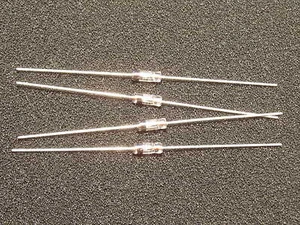 Qty 4: Germanium Diode Point Contact Crystal Radio Detector Gold Bonded ITT - Picture 1 of 2