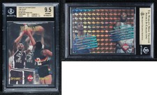 1996 Rage Time Warp Holofoil Kobe Bryant Alex English BGS 9.5 GEM MINT Rookie RC
