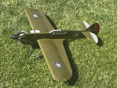 NEW Midwest P-40 Warhawk Control Line Profile WS 33” Short Kit for  .15 Engine - Image 1 of 4