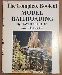 Das komplette Buch der Modelleisenbahn David Sutton 1964 Schutzumschlag - Bild 1 von 12
