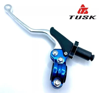 Tusk Quick Adjust Clutch Perch Lever BLUE CR125R CR250R CR500R YZ125 YZ250 - Image 1 of 3