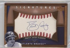 2005 Upper Deck Sweet Spot Classic Signatures David Justice Dave #DJ Auto