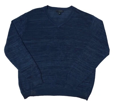 NeW Via Europa V Neck Knit Long Sleeve Stretch Sweatshirt Sweater Men’s Size XL - Image 1 of 3