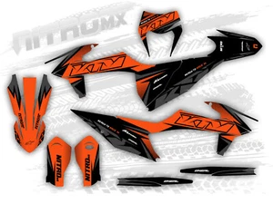 Graphic Kit for KTM EXC EXC-F XC-W XCF-W 125 250 350 450 500 2020 2021 2022 2023 - Bild 1 von 1