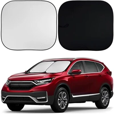 2PCS For Chevrolet Accessory Car SUV Windshield Sun Shade UV Block Cover Shields - Image 1 of 4