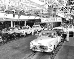 1952 CHEVROLET Factory ASSEMBLY LINE Classic Poster Photo 13x19 - Picture 1 of 1