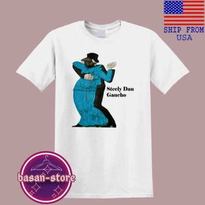 T-shirt bianca uomo Steely Dan Gaucho taglia S-5XL - Foto 1 di 1