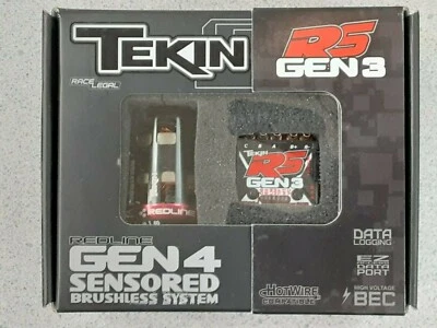 Tekin RS Gen3 Sensored Brushless ESC/Gen4 Motor Combo 8.5T TEKTT2799 New!! - Image 1 of 4
