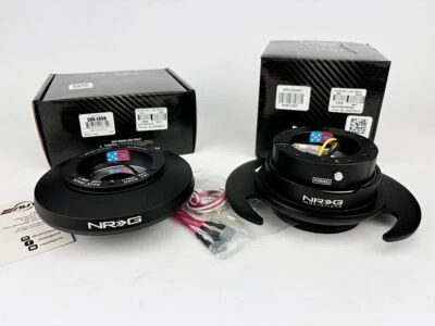 NRG Steering Wheel Hub + Quick Release 650BK for BMW E90 E92 E93 M3 325 328 335 - Image 1 of 4