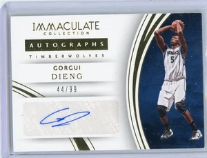 2015-16 PANINI IMMACULATE GORGUI DIENG AUTO #/99 COMBINED SHIPPING - Picture 1 of 1