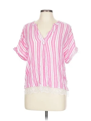Blusa Studio West Mujer Rosa Manga Corta L Foto 1 de 4
