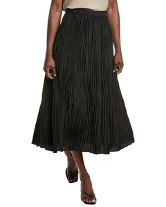 Eileen Fisher Pleated Silk Skirt Women's - Picture 1 of 6