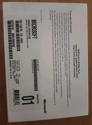 Microsoft Windows 7 Pro OEM System Builder Pack (PC) 64 Bit SP1 DVD FS - Image 1 of 4