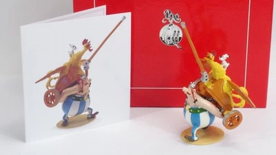 Asterix - Pixi Metallfigur 2361 - Obelix mit Streitwagen limitiert OVP - Bild 1 von 4