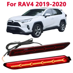 Kit de luces reflectoras de parachoques trasero LED completo de 2 piezas para Toyota RAV4 2019-2020 - Imagen 1 de 7