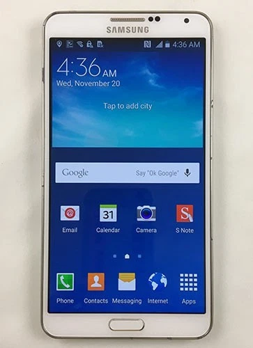 Samsung Galaxy Note 3 SM-N900A, разблокированный смартфон, ХОРОШИЙ (белый) - Изображение 1 из 2